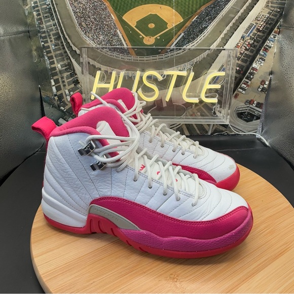 dynamic pink jordan 12s